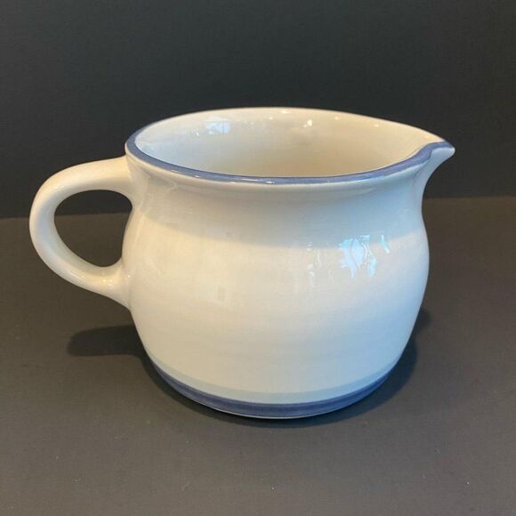 Pfaltzgraff Vintage 1990's Northwinds Discontinued Pattern Gravy Boat w/ Handle - Picture 3 of 6